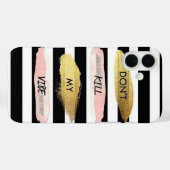 Coques Case-Mate iPhone Ne tuez pas ma vibe (Verso (horizontal))