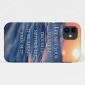 Coques Case-Mate iPhone Ne vous inquiétez pas couplet biblique, encouragem (Dos (Horizontal))