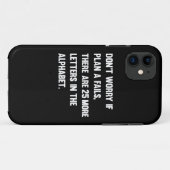 Coques Case-Mate iPhone Ne vous inquiétez pas si le plan A échoue. | HUMOU (Dos (Horizontal))
