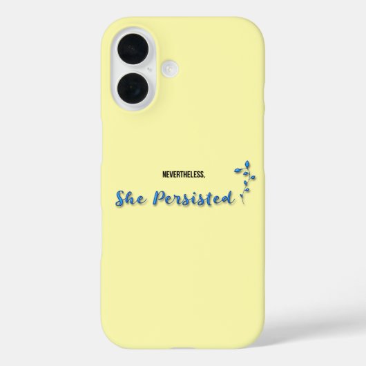 Coques Case-Mate iPhone Néanmoins elle a persisté (Verso)
