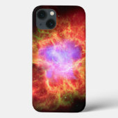 Coques Case-Mate iPhone Nebula de crabe dans l'espace via Hubble (Verso)