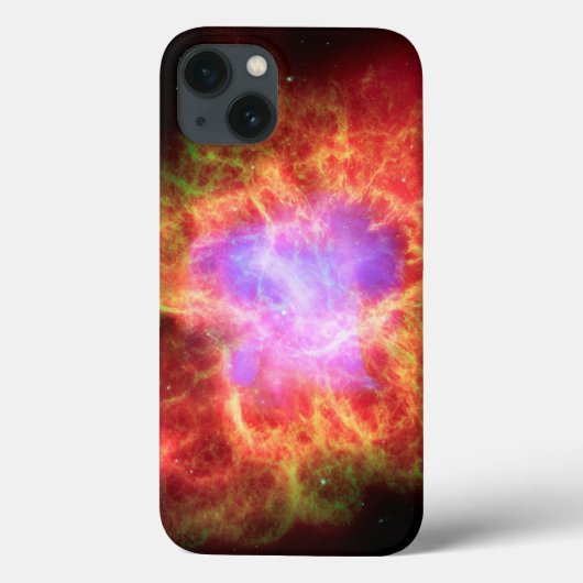 Coques Case-Mate iPhone Nebula de crabe dans l'espace via Hubble (Verso)