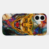 Coques Case-Mate iPhone Nebula de Tigre de narling (Verso (horizontal))