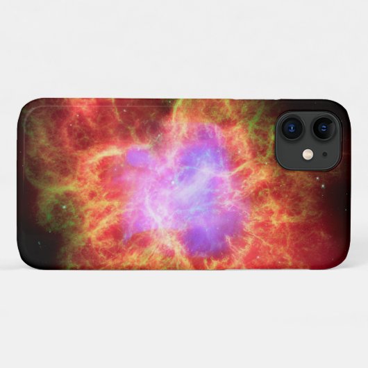 Coques Case-Mate iPhone Nebula du crabe dans l'espace (Dos (Horizontal))