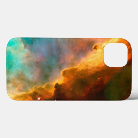 Coques Case-Mate iPhone Nebula oméga dans le Sagittaire via Hubble (Verso (horizontal))