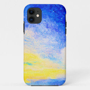 Case-Mate iPhone Case Nebula Stars Bleu, Jaune et Lait Blanc. Commandez