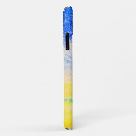 Coques Case-Mate iPhone Nebula Stars Bleu, Jaune et Lait Blanc. Commandez  (Dos/Droite)