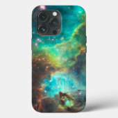 Coques Case-Mate iPhone Nebula Turquoise (Verso)