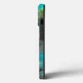 Coques Case-Mate iPhone Nebula Turquoise (Verso / Gauche)