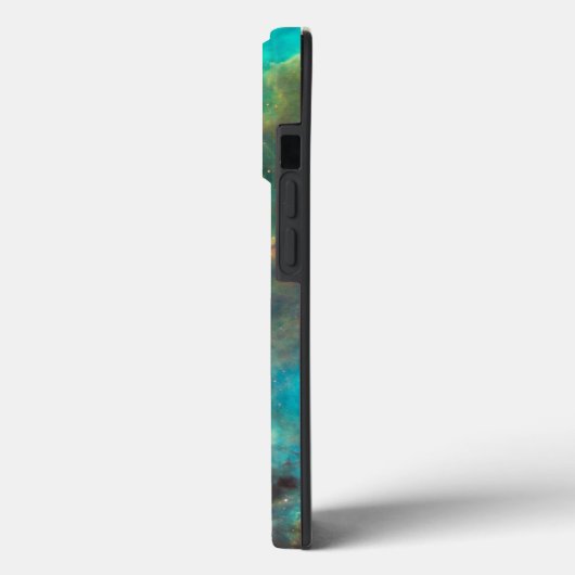 Coques Case-Mate iPhone Nebula Turquoise (Verso / Gauche)