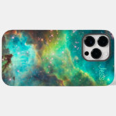 Coques Case-Mate iPhone Nebula Turquoise -*personnaliser* (Verso (horizontal))