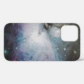 Coques Case-Mate iPhone Nébuleuse bleue, grise et violette (Verso (horizontal))