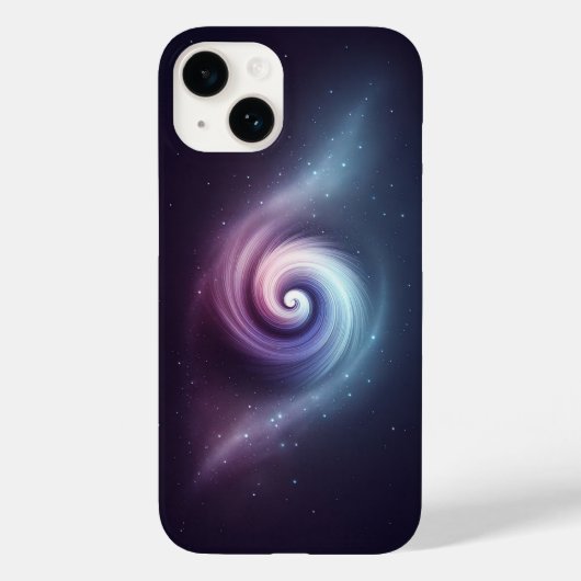 Coques Case-Mate iPhone Nébuleuse cosmique rêveuse spirale vortex abstrait (Verso)