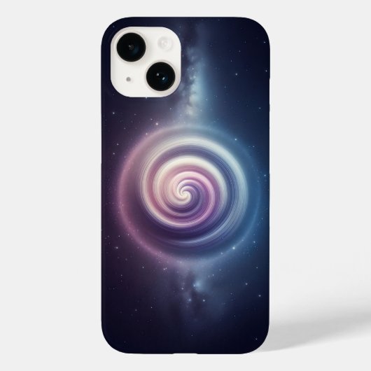 Coques Case-Mate iPhone Nébuleuse cosmique rêveuse Spirale Vortex Abstrait (Verso)