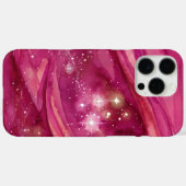 Coques Case-Mate iPhone Nébuleuse Rose Starlight (Verso (horizontal))