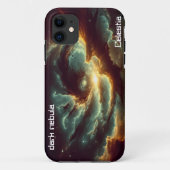 Coques Case-Mate iPhone Nébuleuse sombre personnalisable  (Dos)