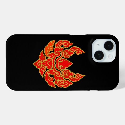 Coques Case-Mate iPhone Neck Tie for Thai Pattern. (Verso (horizontal))