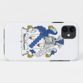 Coques Case-Mate iPhone Needham Family Crest (Dos (Horizontal))