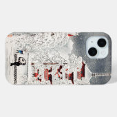 Coques Case-Mate iPhone Neige à Asakusa par Takahashi Hiroaki (Verso (horizontal))