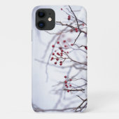 Coques Case-Mate iPhone Neige blanche des Berges rouges d'hiver (Dos)