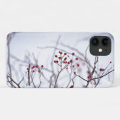 Coques Case-Mate iPhone Neige blanche des Berges rouges d'hiver (Dos (Horizontal))