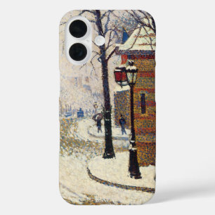 Coques iPhone 16 Neige, boulevard de Clichy, Paris de Paul Signac