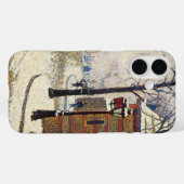 Coques Case-Mate iPhone Neige, boulevard de Clichy, Paris de Paul Signac (Verso (horizontal))