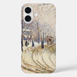 Coques iPhone 16 Neige, boulevard de Clichy, Paris de Paul Signac