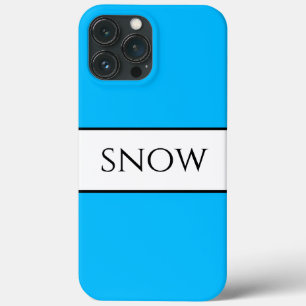 Case-Mate iPhone Case NEIGE Bright Joli Ciel Bleu Bleu Bleu Blancs