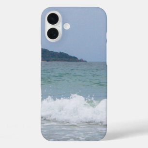Coques iPhone 16 Plus Neige brillante noir et blanc