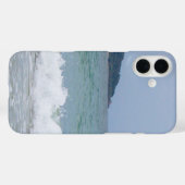 Coques Case-Mate iPhone Neige brillante noir et blanc (Verso (horizontal))