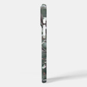 Coques Case-Mate iPhone Neige brillante noir et blanc (Verso / Gauche)