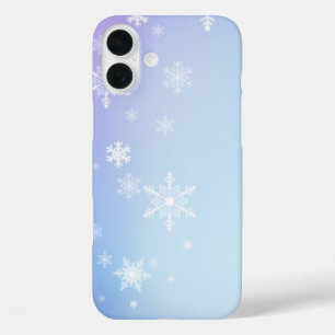 Coques iPhone 16 Plus Neige brillante noir et blanc