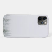 Coques Case-Mate iPhone Neige brillante noir et blanc (Dos (Horizontal))
