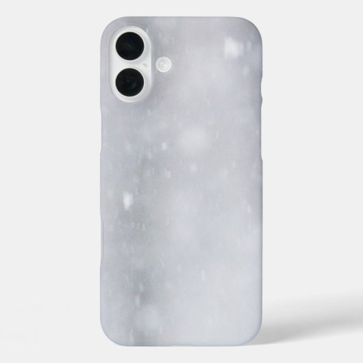 Coques Case-Mate iPhone Neige brillante noir et blanc (Verso)