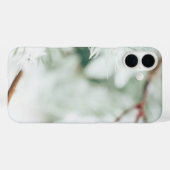 Coques Case-Mate iPhone Neige brillante noir et blanc (Verso (horizontal))