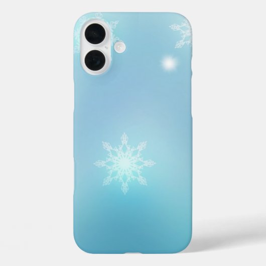 Coques Case-Mate iPhone Neige brillante noir et blanc (Verso)
