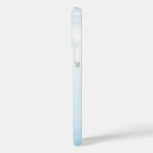 Coques Case-Mate iPhone Neige brillante noir et blanc (Verso / Gauche)