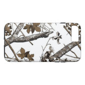 Coques Case-Mate iPhone Neige Camo de feuille (Dos (Horizontal))