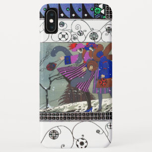 COQUES POUR iPhone NEIGE D'HIVER ET NAVIRES / CONCEPTEUR DE COSTUME D