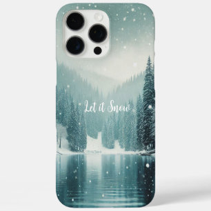 Coques iPhone 16 Pro Max Neige en hiver, lac de montagne
