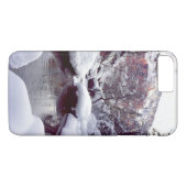 Coques Case-Mate iPhone Neige épaisse aux Middle Emerald Pools (Dos (Horizontal))