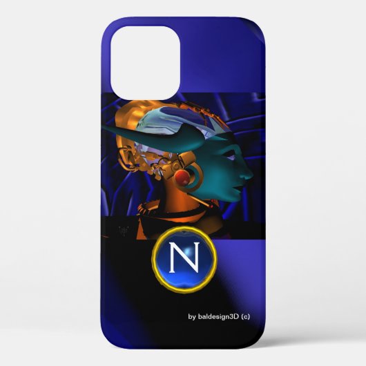 Coques Case-Mate iPhone NEMES /HYPER ANDROID, Monogramme de science-fictio (Verso)