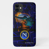 Coques Case-Mate iPhone NEMES /HYPER ANDROID, Monogramme de science-fictio (Dos)