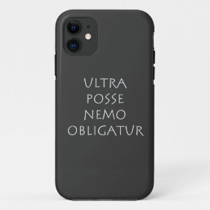 Case-Mate iPhone Case Nemo obligatur ultra posse