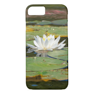 Coque iPhone 8/7 nénuphar blanc dans l'étang