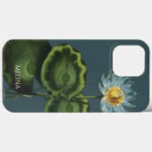 Coques Case-Mate iPhone Nénuphar bleu Coque-coque iphone unique -mat (Verso (horizontal))