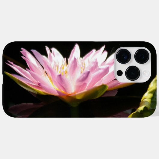 Coques Case-Mate iPhone Nénuphar rose Lotus (Verso (horizontal))