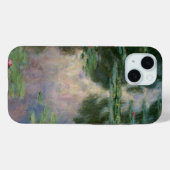 Coques Case-Mate iPhone NÉNUPHARS DANS UN ÉTANG VERT ET ROSE par Claude Mo (Verso (horizontal))