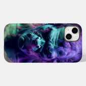 Coques Case-Mate iPhone néon 3D fumée démon âme noir (Verso (horizontal))